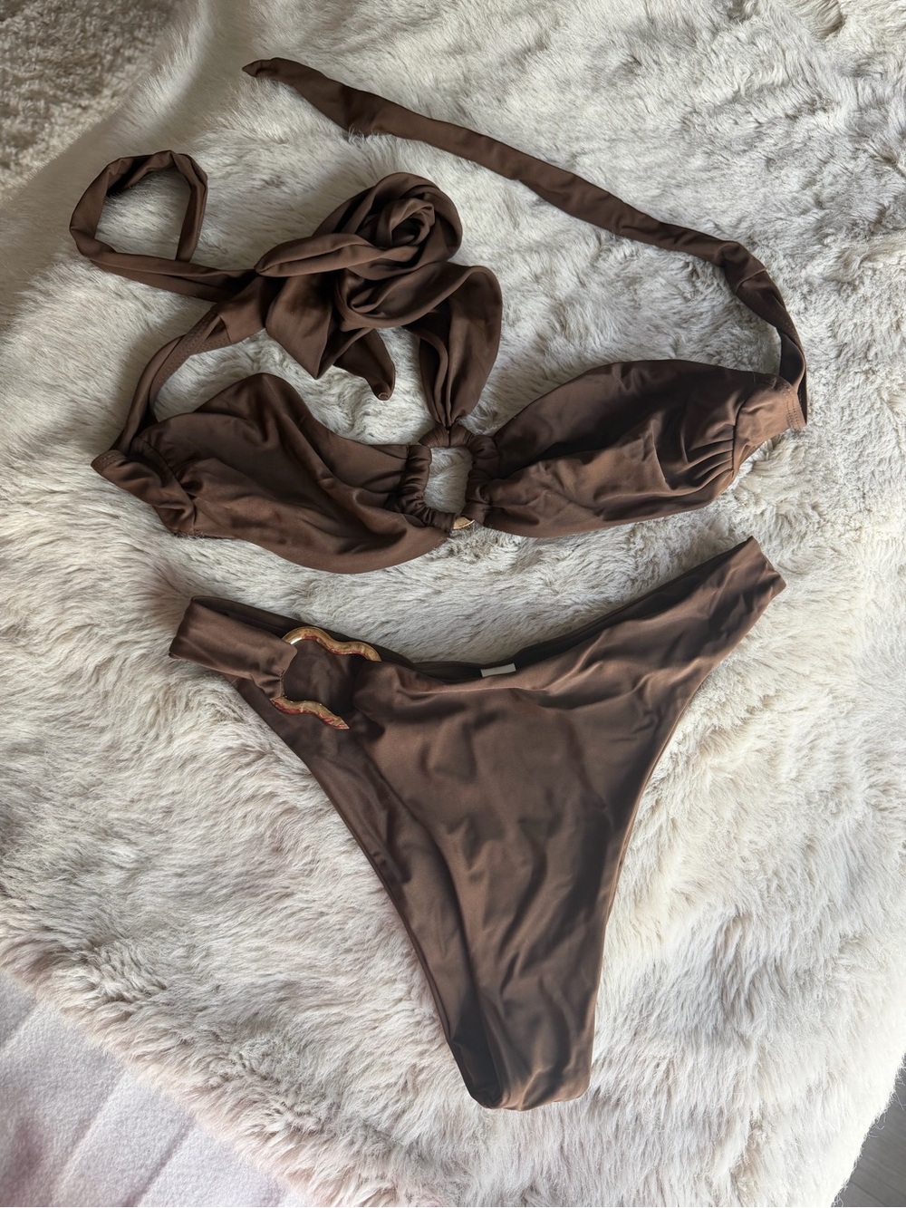 Swim suit top and bottom.New no tags
